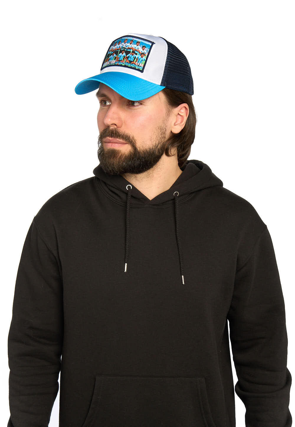 Фото Бейсболка VF ARGENTINA белый/голубой/синий р.55-58 207361 со склада магазина Спортев