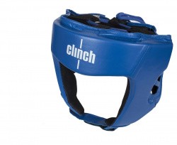 Шлем боксерский Clinch Olimp синий C112