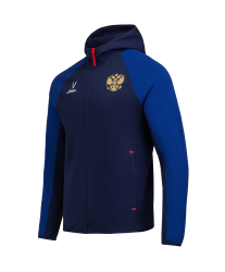Худи на молнии Jogel National Essential Hooded FZ Jacket синий/темно-синий 3272