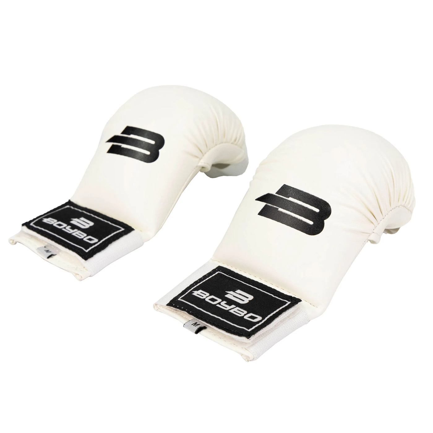 Фото Накладки карате BoyBo Nylex BO120 белые 0134 со склада магазина Спортев