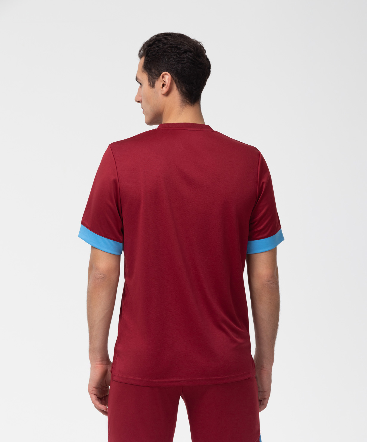 Фото Футболка игровая JOGEL DIVISION PerFormDRY Union Jersey, гранатовый/голубой/белый со склада магазина Спортев