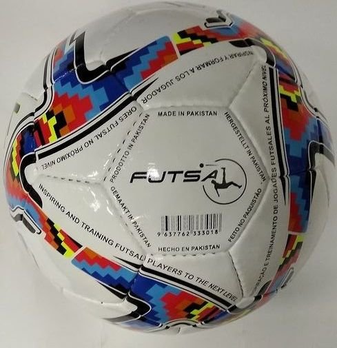 Фото Мяч футзальный Vamos Futsal Acedemy 32П №4 бело-сине-красный BV 3013-AMI со склада магазина Спортев