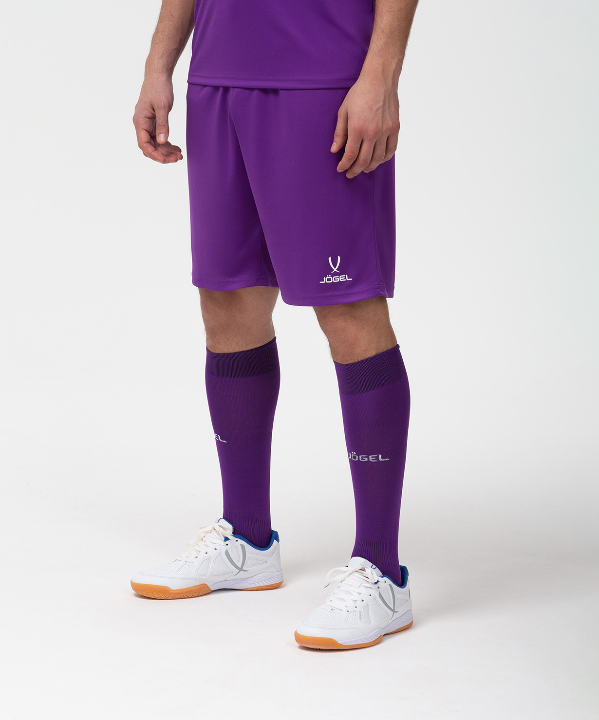 Фото Шорты игровые JOGEL CAMP Classic Shorts, фиолетовый/белый со склада магазина Спортев