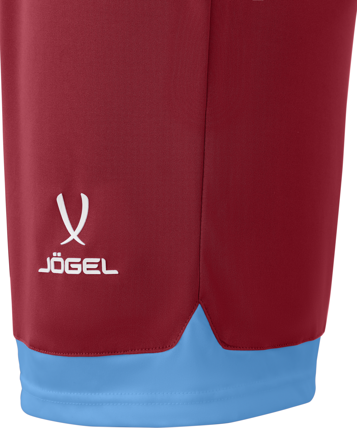 Фото Шорты игровые JOGEL DIVISION PerFormDRY Union Shorts, гранатовый/голубой/белый со склада магазина Спортев