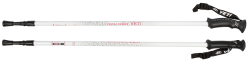 Палки для скандинавской ходьбы Tech Team Yeti 115-135 см 2-секционные белые