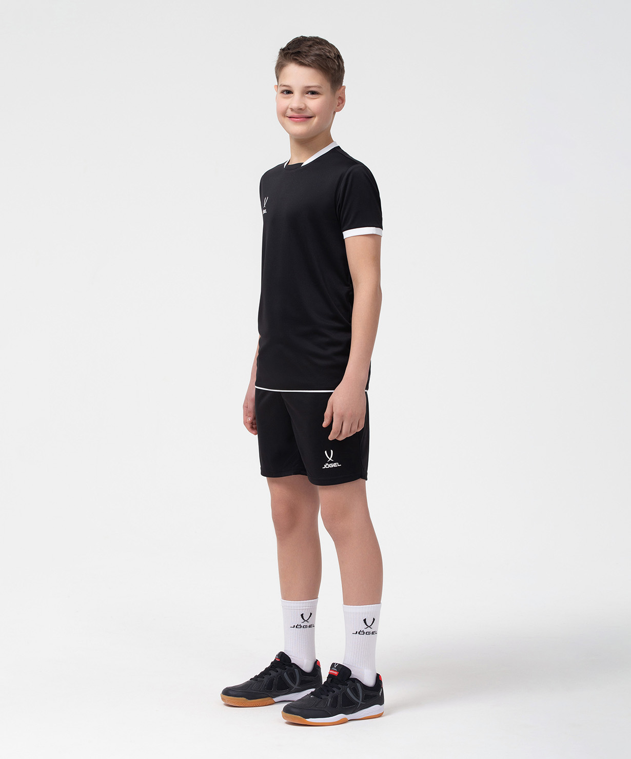 Фото Шорты волейбольные JOGEL CAMP, черный, детский со склада магазина Спортев