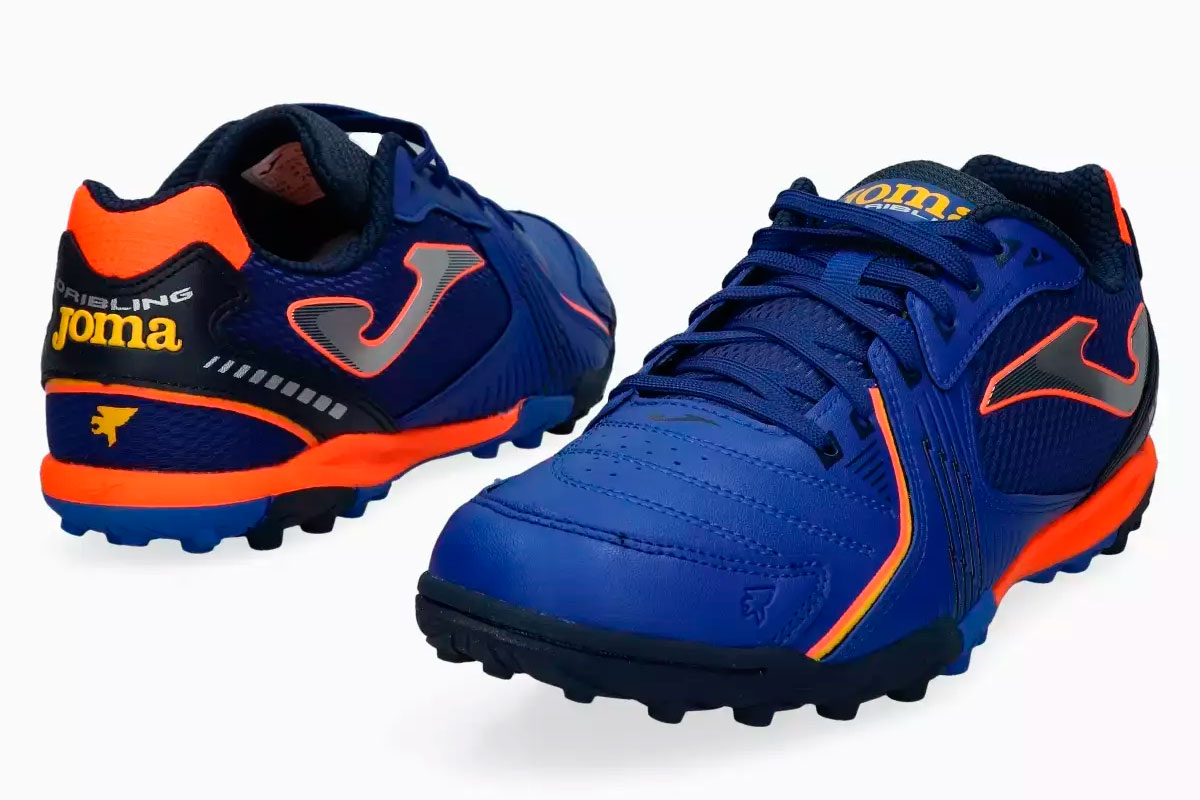 Фото Бутсы Joma Dribling turf 2023 синий/оранжевый DRIW2304TF со склада магазина Спортев