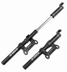 Насос Stels M19-01A телескопический алюминиевый серебристо-чёрный 320137