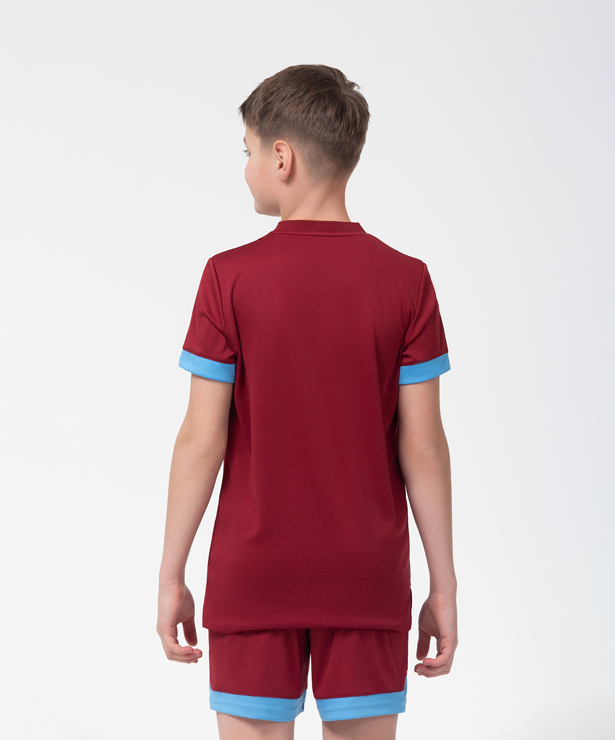 Фото Футболка игровая JOGEL DIVISION PerFormDRY Union Jersey, гранатовый/голубой/белый со склада магазина Спортев