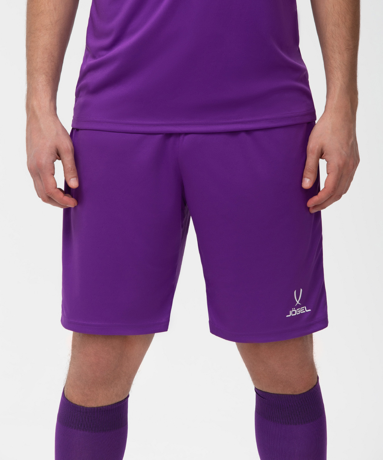 Фото Шорты игровые JOGEL CAMP Classic Shorts, фиолетовый/белый со склада магазина Спортев