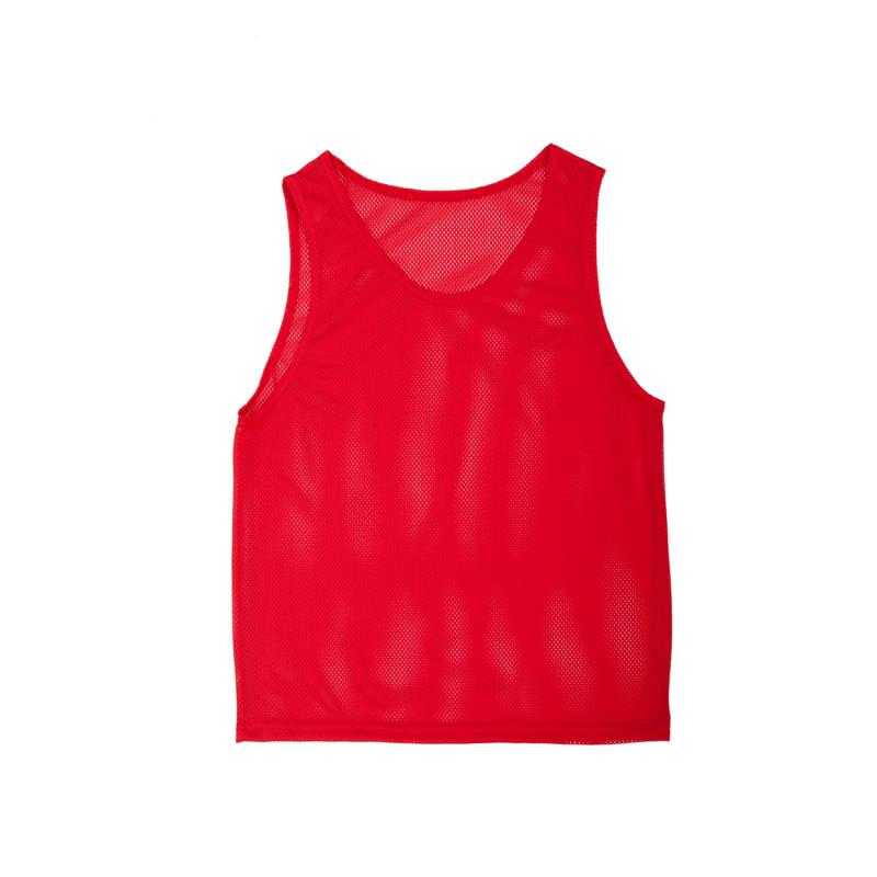 Фото Манишка односторонняя сетчатая Light малыш красная МСМ-К со склада магазина Спортев