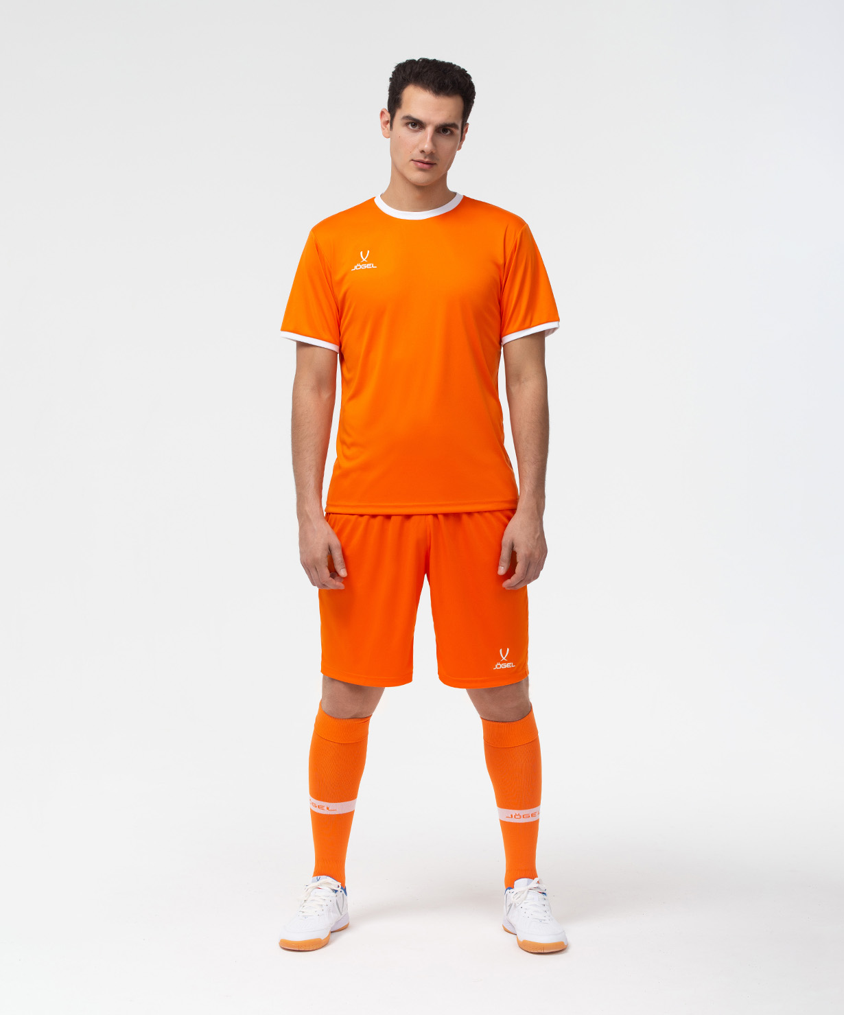 Фото Футболка футбольная JOGEL CAMP Origin, оранжевый/белый со склада магазина Спортев