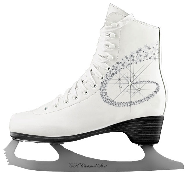 Фото Коньки фигурные Princess Lux 100% кожа со склада магазина Спортев