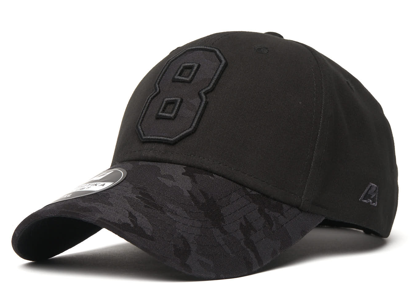 Фото Бейсболка №8 черная р.55-58 20690 со склада магазина Спортев