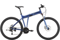 Велосипед Stark Cobra 27.5 2 D (2021) синий/черный
