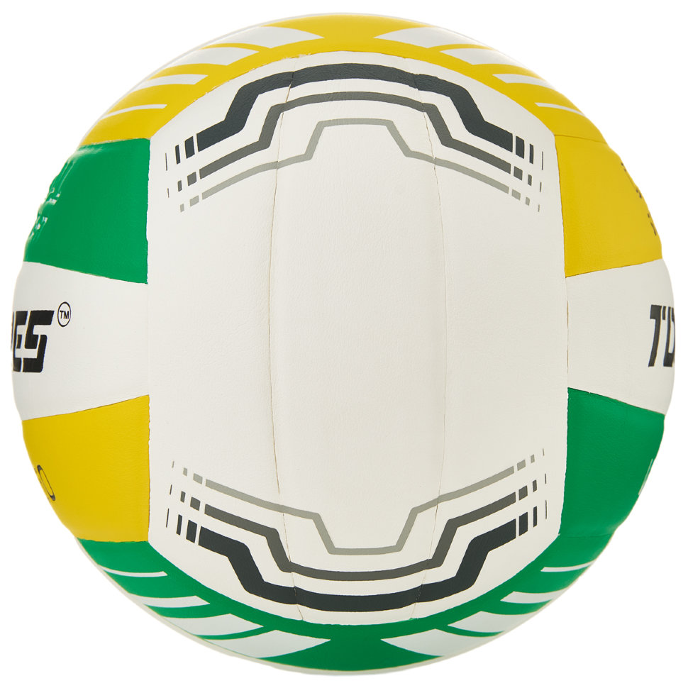 Фото Мяч волейбольный Torres VB 650 р.5 синт. кожа бело-зеленый-желтый V32415 со склада магазина Спортев