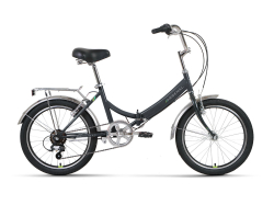 Велосипед Forward Arsenal 20 2.0 скл (6ск) (2022) темно-серый/зеленый