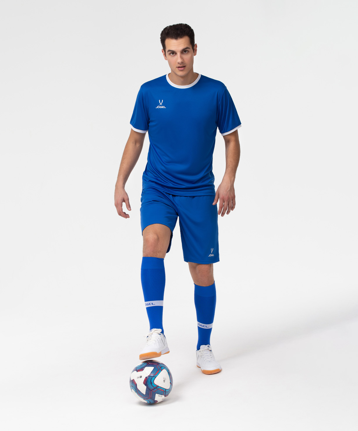 Фото Шорты игровые JOGEL CAMP Classic Shorts, синий/белый со склада магазина Спортев