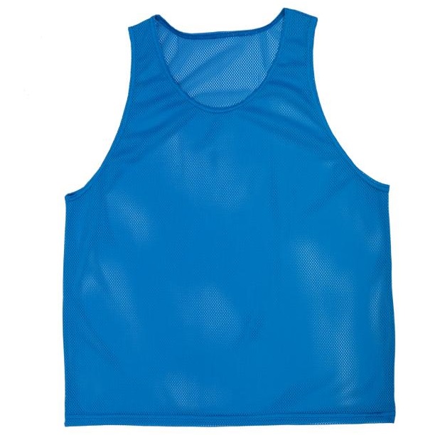 Фото Манишка односторонняя сетчатая Light подрост. синяя МЮС-С со склада магазина Спортев