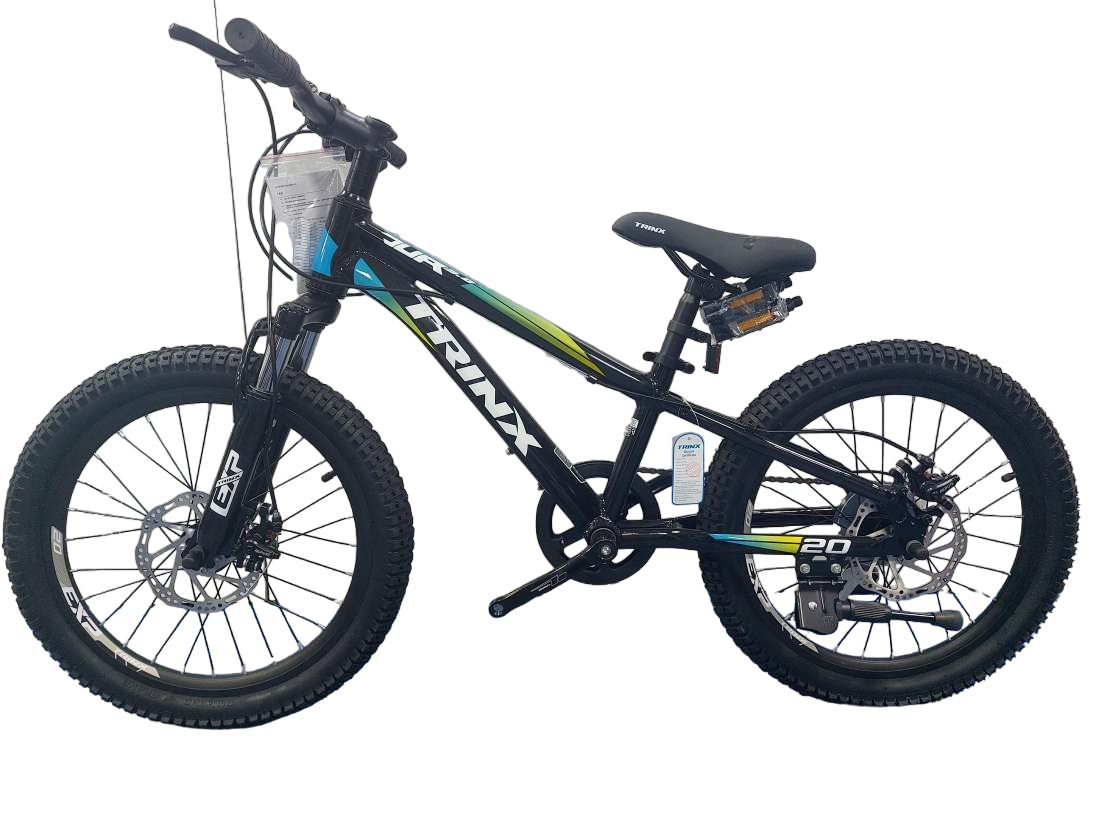 Фото Велосипед TRINX Junior 3.0 20" черный/белый/синий со склада магазина СпортЕВ