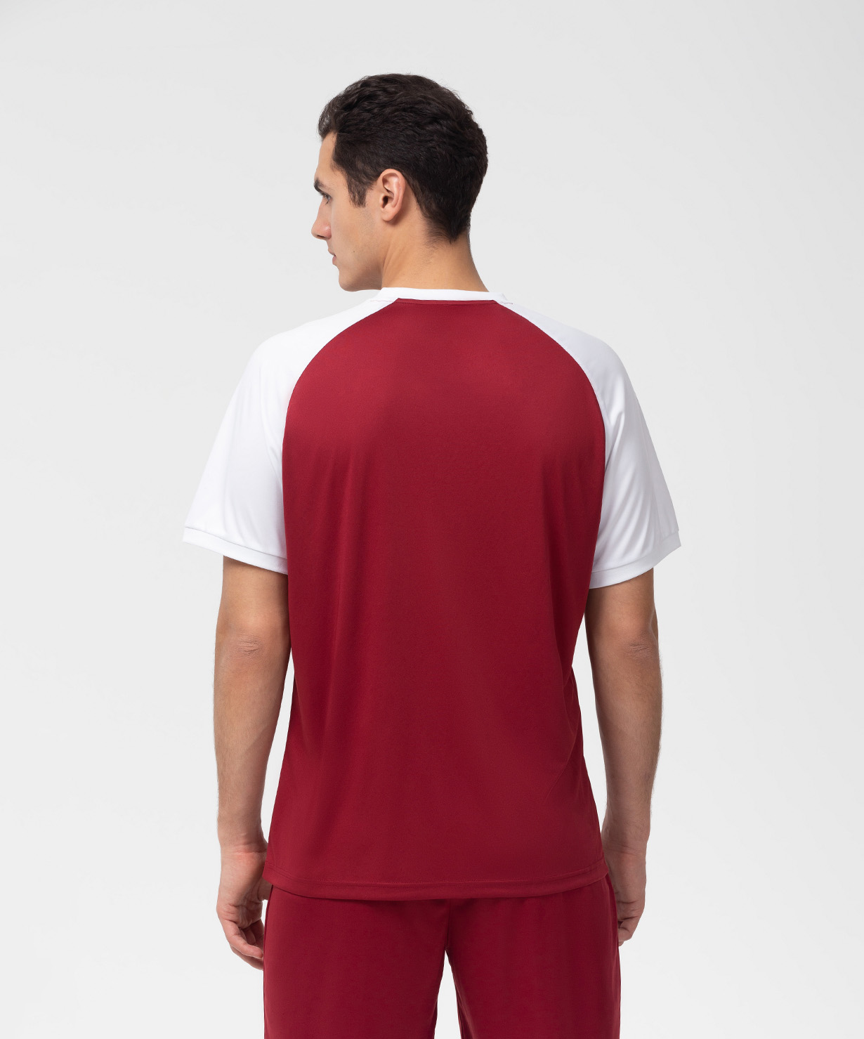 Фото Футболка игровая JOGEL CAMP Reglan Jersey, гранатовый/белый со склада магазина Спортев