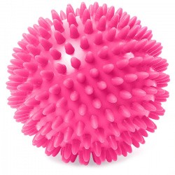 Мяч массажный 6 см C33445 твердый ПВХ розовый