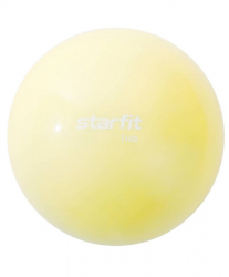 Медбол 1 кг StarFit Core GB-703  желтый пастель 18928