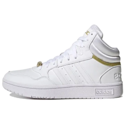 Кроссовки Adidas Hoops 3.0 белый/золотой GY4752