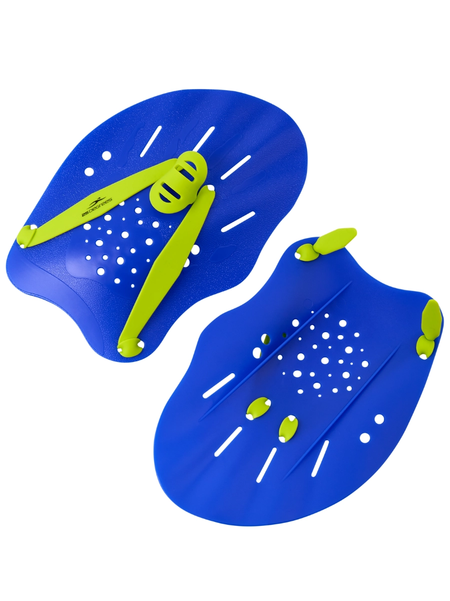 Фото Лопатки для плавания 25DEGREES Alfa 25D22008 синий/лайм 1727 со склада магазина Спортев