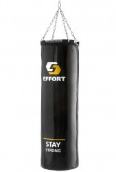 Мешок боксерский Effort Pro 35 кг мет. кольцо/цепи, (тент), 90 см, d 30 см E254 Мешок боксерский Effort Pro 35 кг мет. кольцо/цепи, (тент), 90 см, d 30 см E254