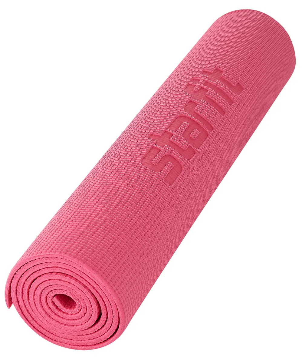 Фото Коврик для йоги 173x61x0,6 см StarFit FM-101 PVC розовый 18903 со склада магазина СпортЕВ