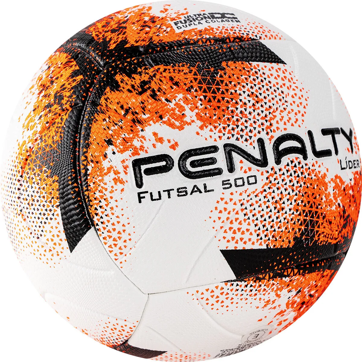 Фото Мяч футзальный Penalty Futsal 500 Lider XXI №4 бело-оранжево-черный 5213061710-U со склада магазина СпортЕВ