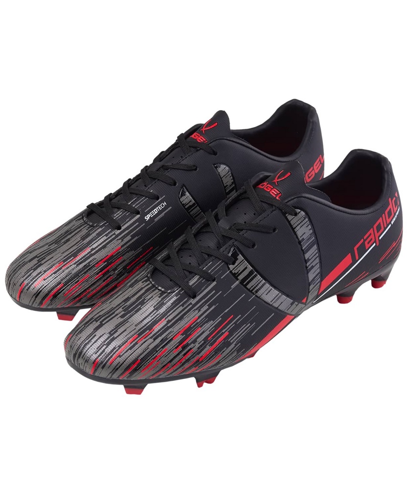 Фото Бутсы Jogel Rapido FG черный/серый 1867 со склада магазина Спортев