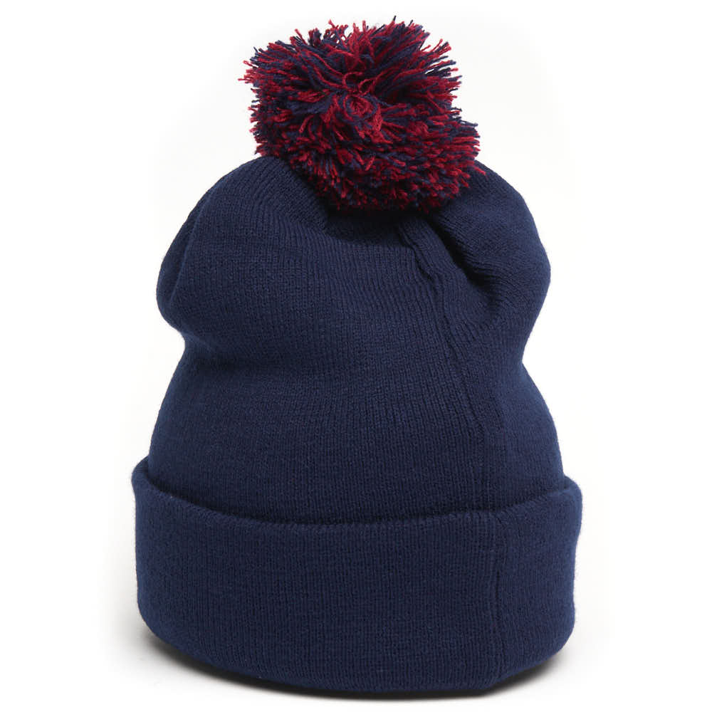 Фото Шапка Barcelona с помпоном синяя р.55-58 115126 со склада магазина Спортев