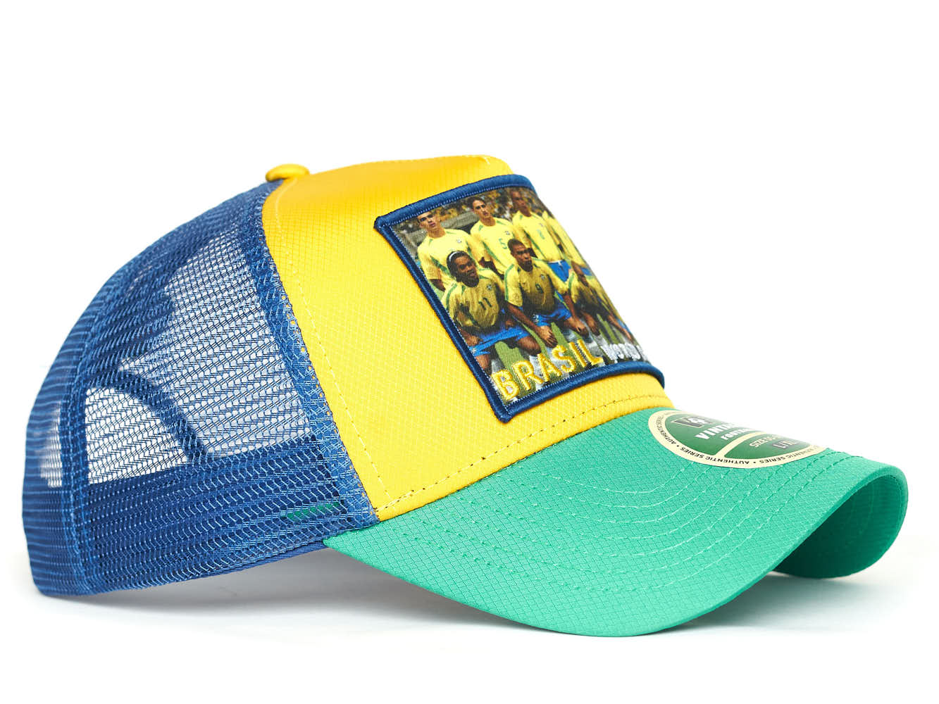 Фото Бейсболка VF BRASIL желтый/зеленый/синий р.55-58 207356 со склада магазина Спортев
