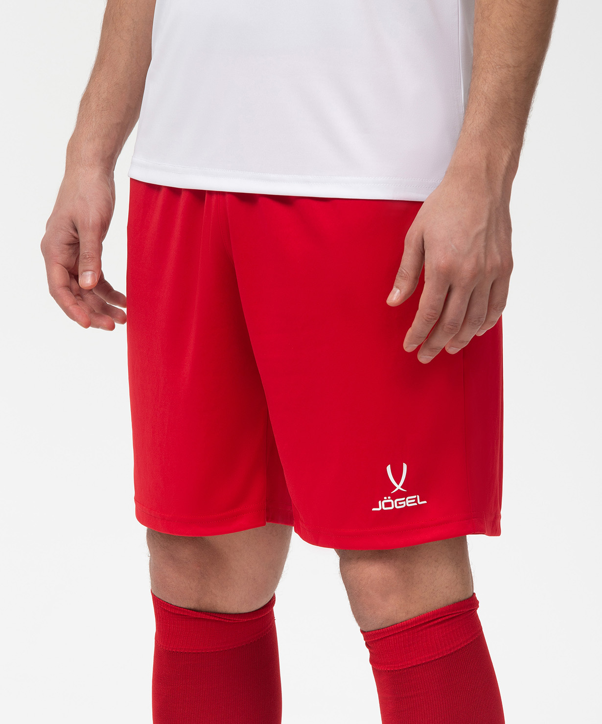 Фото Шорты игровые JOGEL CAMP Classic Shorts, красный/белый со склада магазина Спортев