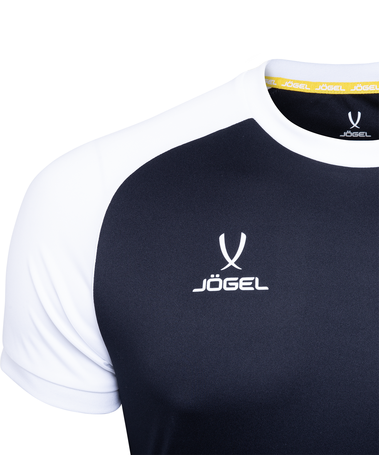Фото Футболка игровая JOGEL CAMP Reglan Jersey, черный/белый со склада магазина Спортев