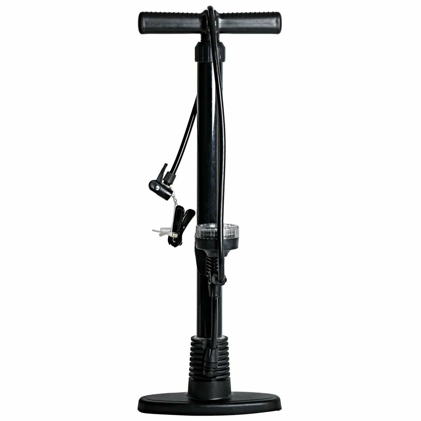 Фото Насос PAC 38x530 мм напольный с манометром, высокопрочный пластик, авто/вело + игла Т15707 со склада магазина Спортев