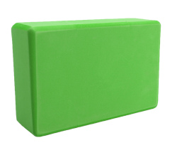 Блок для йоги Hawk YW-6014/FG флуоресцентный зеленый