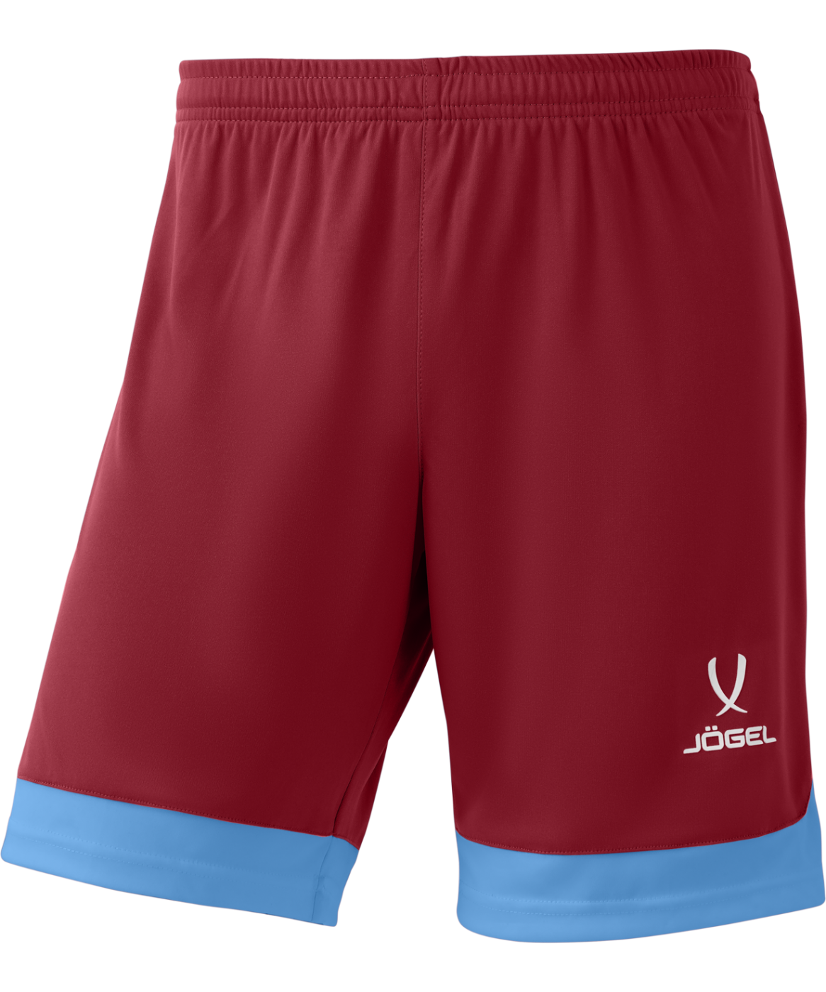 Фото Шорты игровые JOGEL DIVISION PerFormDRY Union Shorts, гранатовый/голубой/белый со склада магазина Спортев