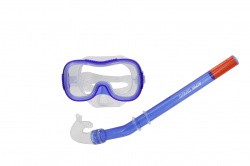 Набор для плавания Alpha Caprice (маска+трубка) MS-1030S37 ПВХ blue