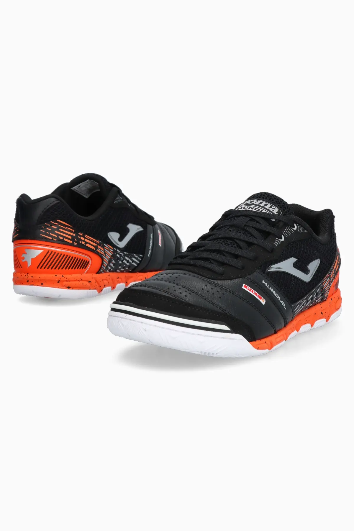 Фото Бутсы Joma Mundial Indoor чер/оранж/бел MUNW2501IN со склада магазина Спортев