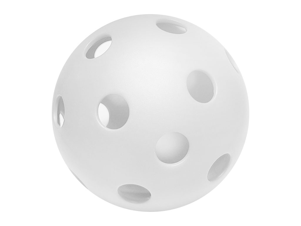 Фото Мяч для флорбола F7322 белый 01170 со склада магазина Спортев