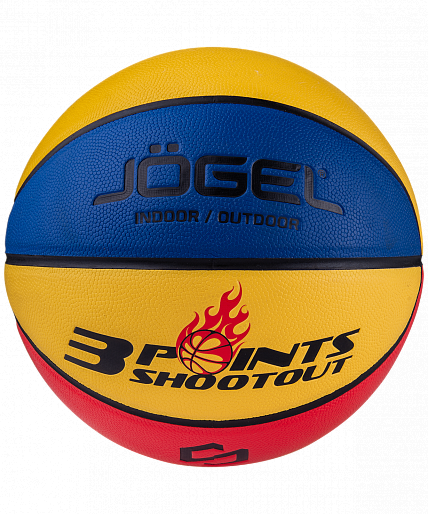 Фото Мяч баскетбольный Jogel Streets 3POINTS размер №7 17476 со склада магазина СпортЕВ
