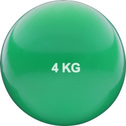 Медбол 4 кг HKTB9011-4 d-17см ПВХ/песок зеленый