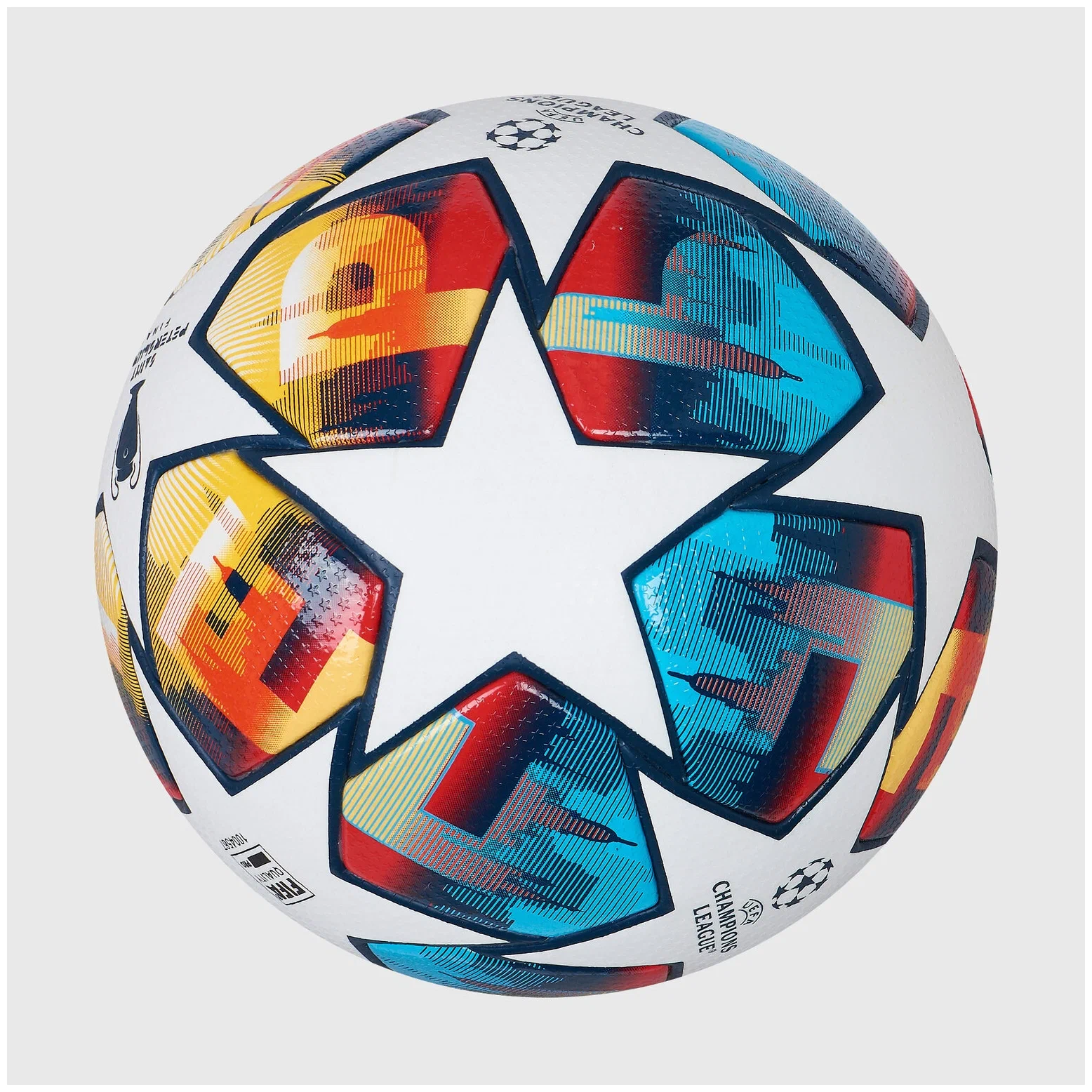 Фото Мяч футбольный Adidas UCL PRO St.P №5 FIFA Quality Pro мультиколор H57815 со склада магазина СпортЕВ