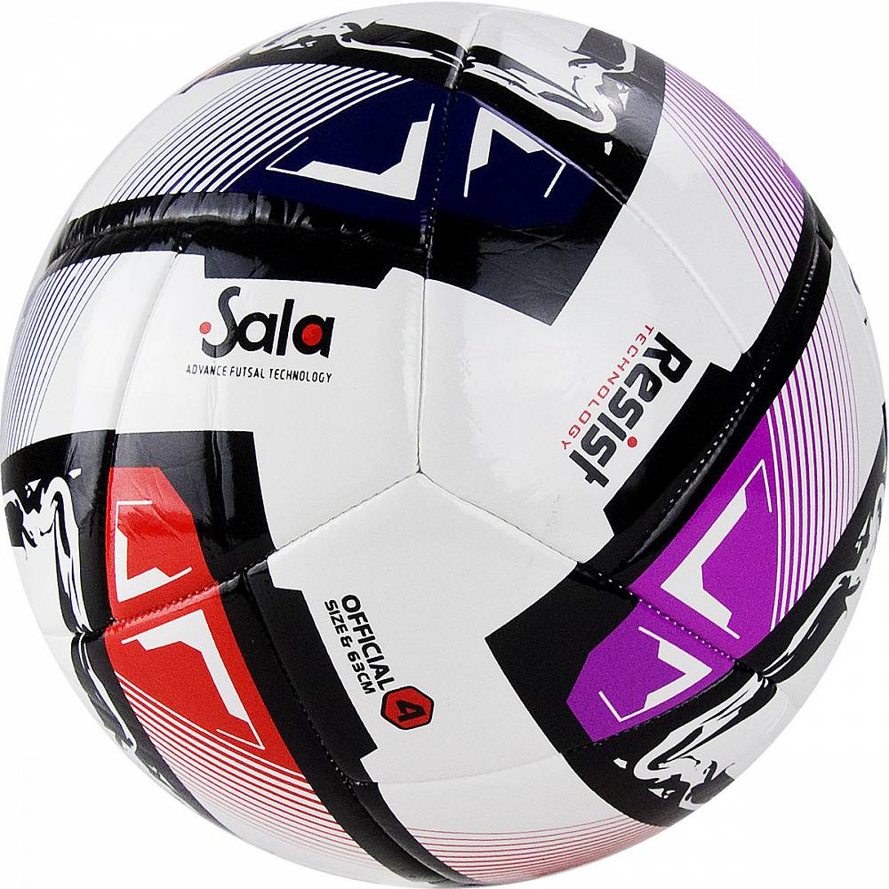 Фото Мяч футзальный Torres Futsal Resist №4 24 п. бело-мультик FS321024 со склада магазина Спортев