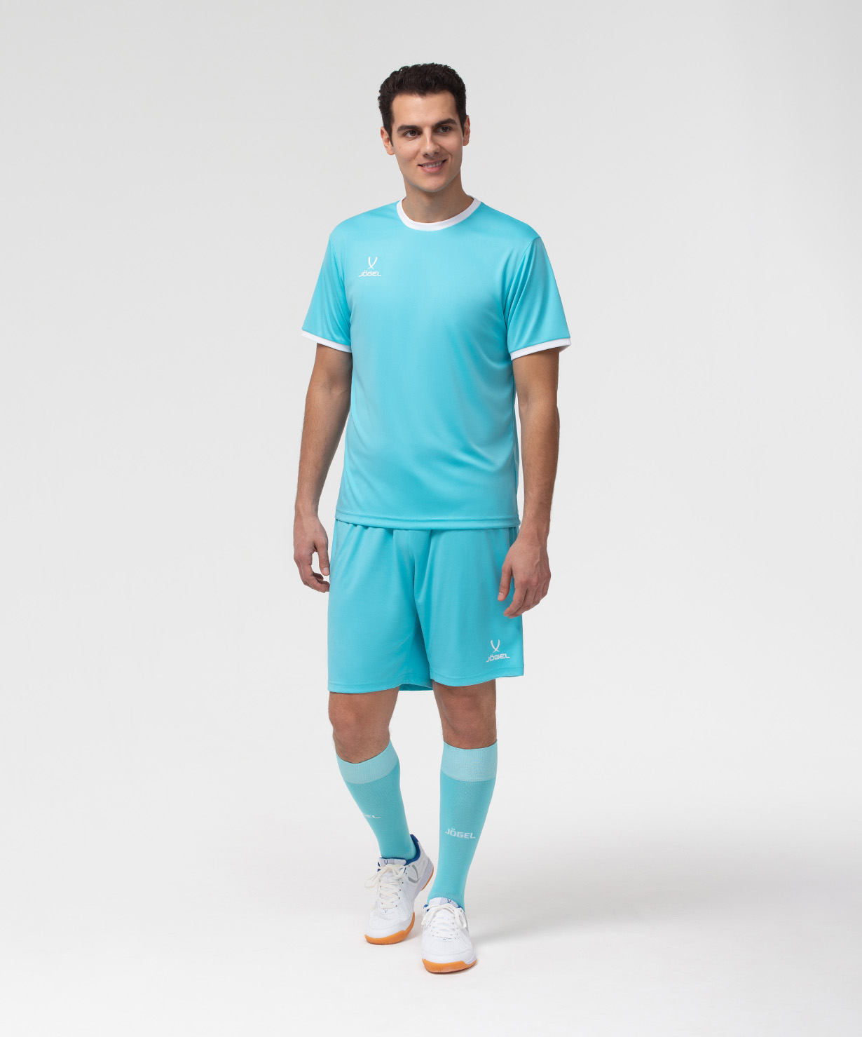 Фото Шорты игровые JOGEL CAMP Classic Shorts, бирюзовый/белый со склада магазина Спортев