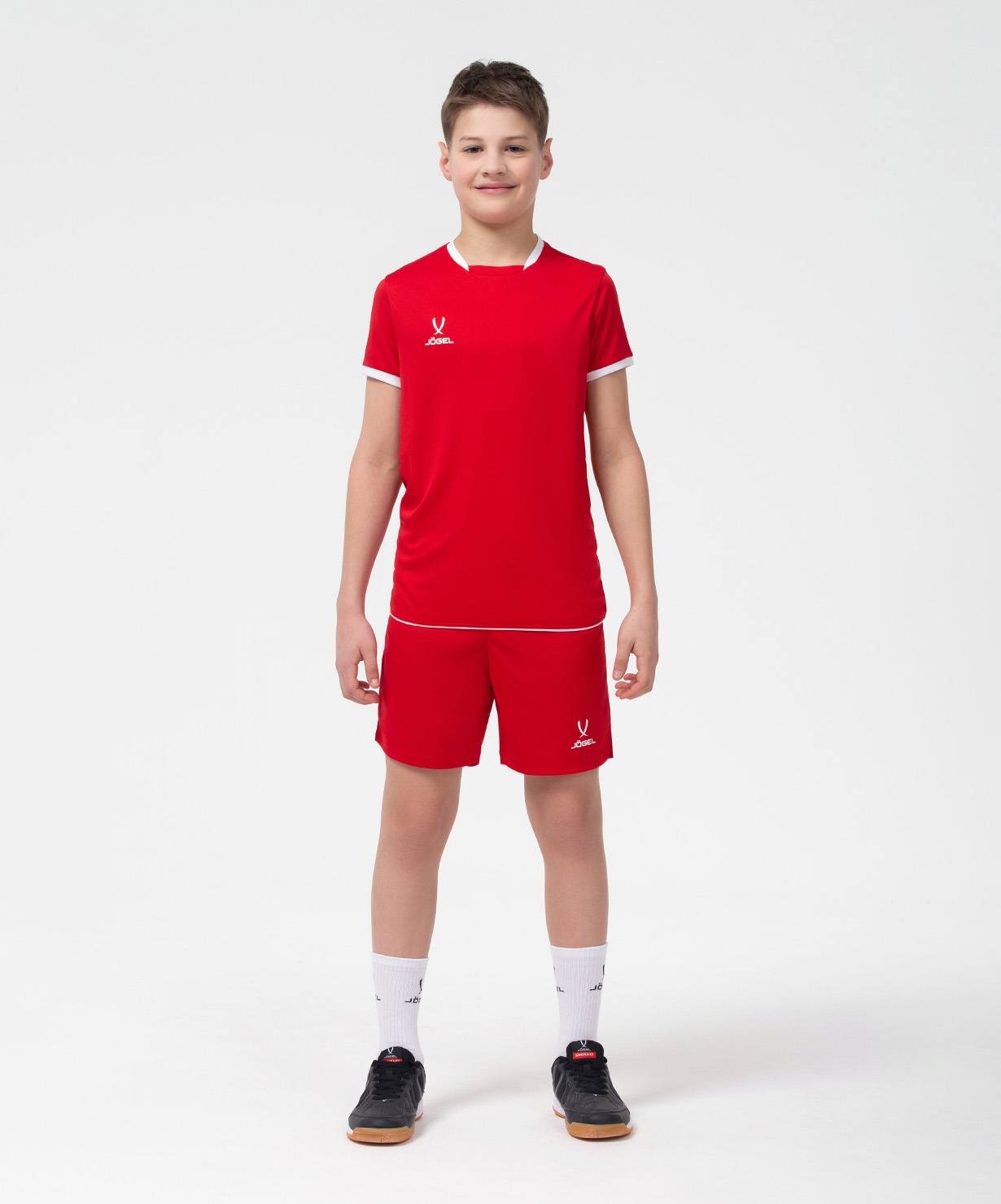 Фото Шорты волейбольные JOGEL CAMP, красный, детский со склада магазина Спортев