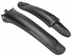 Крылья 26" PM-20-1F/R пластик. чёрные 610162